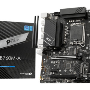 MSI PRO B760M-A WIFI motherboard Intel B760 LGA 1700 micro ATX