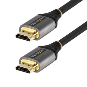 StarTech.com 3ft (1m) Premium Certified HDMI 2.0 Cable, High Speed Ultra HD 4K 60Hz HDMI Cable w/ Ethernet, HDR10, ARC, TPE Jacket, UHD HDMI Video Cord, For UHD Monitors, TVs, Displays - M/M