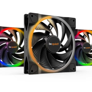 be quiet! Light Wings 140mm ARGB PWM High Speed Fan Black 3 Pack