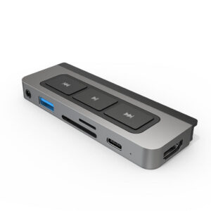 Targus HD449 interface hub USB Type-C 5000 Mbit/s Silver