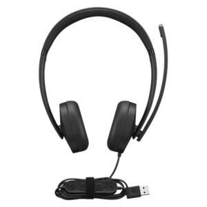 Lenovo 4XD1P83425 headphones/headset Wired Head-band Calls/Music USB Type-A Black