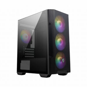 MSI MAG Forge M100R Micro Tower Black, Transparent