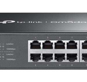 TP-Link Omada ES216G network switch Managed L2 Gigabit Ethernet (10/100/1000) Black