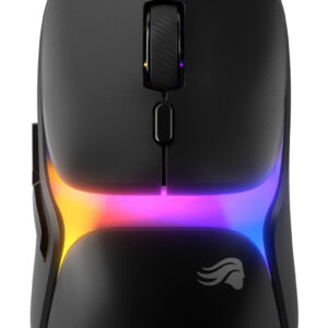 Glorious Gaming Model O3 Wired Gaming Mouse - Ultralight 54g Weight, 130M Click Optical Switches, 30K DPI BAMF 3.0 Sensor, 750 IPS Tracking, 50G Acceleration, Supports All Grip Types - Black