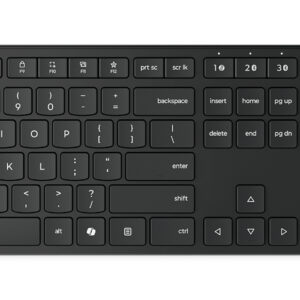 Lenovo 4X31S04810 keyboard Mouse included Office RF Wireless + Bluetooth US English Black