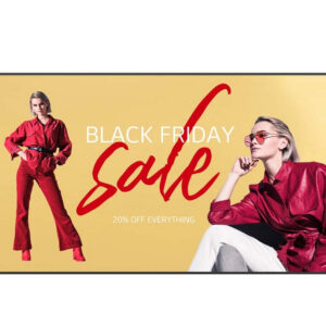 LG 110UM5K-B Signage Display Digital signage flat panel 2.79 m (110") LCD Wi-Fi 500 cd/m² 4K Ultra HD Black WebOS 16/7