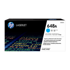 HP 648A Cyan Original LaserJet Toner Cartridge