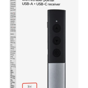 Verbatim Agenda Wireless Presenter with Red Laser Pointer