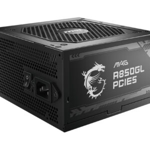 MSI MAG A850GL PCIE5 power supply unit 850 W 20+4 pin ATX ATX Black