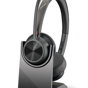 HP Poly Voyager 4320 USB-C Headset +BT700 dongle +Charging Stand