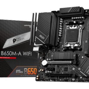 MSI PRO B650M-A WIFI motherboard AMD B650 Socket AM5 micro ATX