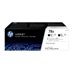 HP 78A 2-pack Black Original LaserJet Toner Cartridges