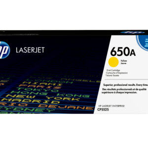 HP 650A Yellow Original LaserJet Toner Cartridge