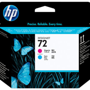 HP 72 Magenta and Cyan Printhead