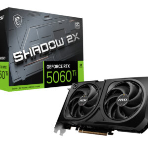 MSI GEFORCE 5060 TI 16GB SHADOW 2X OC PLUS BULK NVIDIA GeForce RTX 5060 Ti GDDR7