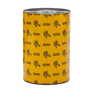 Zebra 6200 Resin thermal ribbon 450 m Black
