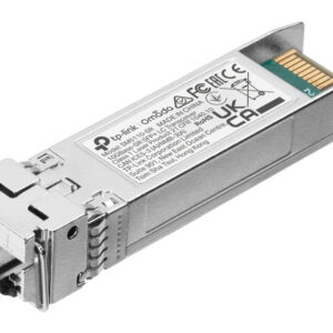 TP-Link Omada 10Gbase-SR SFP+ LC Transceiver SPEC: 850nm Multi-mode, LC Duplex Connector, Up to 300m Distance