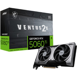 MSI VENTUS GeForce RTX 5060 TI 16G 2X OC PLUS NVIDIA 16 GB GDDR7