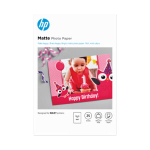 HP Matte Photo Paper 180 g/m2 10 x 15 cm (101 x 152 mm) 25 sheets